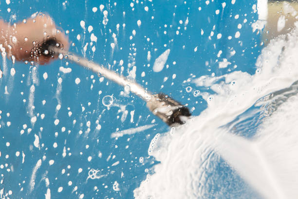 Post-Construction Pressure Washing in Pinehurst, TX